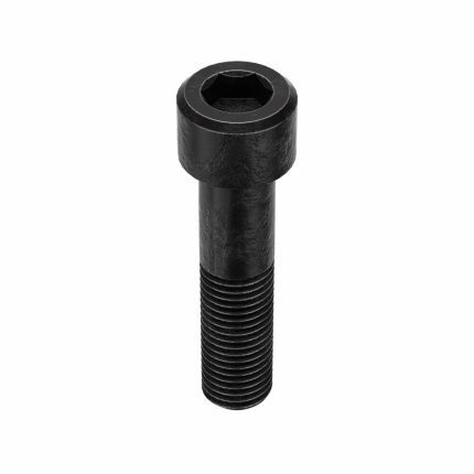 Socket Head Cap Screw: M24-3 Thread Size, 100 mm Lg, Std, Black Oxide, Steel, Class 12.9, 5 PK