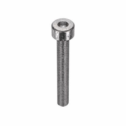 Socket Head Cap Screw: M4-0.7 Thread Size, 30 mm Lg, Std, Plain, Stainless Steel, 18-8, 50 PK