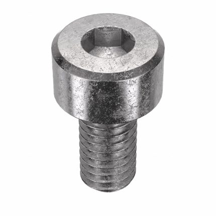 Socket Head Cap Screw: M4-0.7 Thread Size, 8 mm Lg, Std, Plain, Stainless Steel, 316, 50 PK