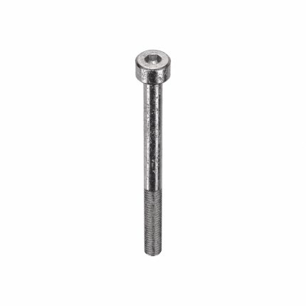 Socket Head Cap Screw: M4-0.7 Thread Size, 50 mm Lg, Std, Plain, Stainless Steel, 316, 50 PK