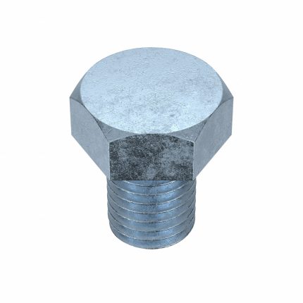 Hex Head Cap Screw: Steel, Grade 5, Zinc Plated, 3/4"-10, Coarse, 1 in lg, Globally Sourced, 10 PK