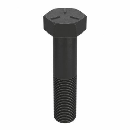 Hex Head Cap Screw: Steel, Grade 5, Black Oxide, 3/4"-16, Fine, 3 1/2 in lg, Globally Sourced, 5 PK