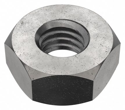 Hex Nut: M3-0.50 Thread, 5.5 mm Hex Wd, 2.4 mm Hex Ht, Steel, Class 8, Plain, 100 PK