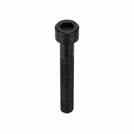 Socket Head Cap Screw: #8-32 Thread Size, 1 1/8 in Lg, Std, Black Oxide, Steel, 100 PK