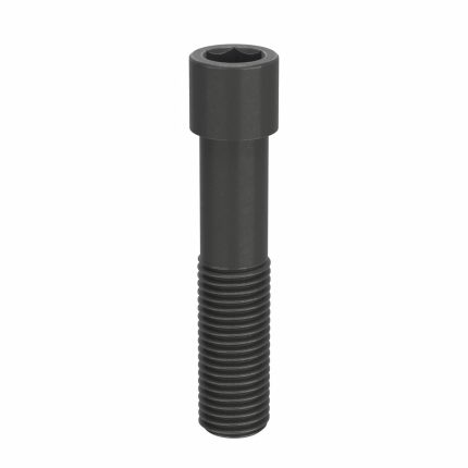 Socket Head Cap Screw: 1 3/8"-6 Thread Size, 6 in Lg, Std, Black Oxide, Steel, 1.375 in Head Ht