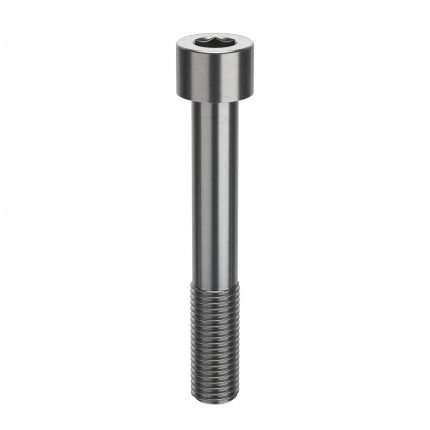 Socket Head Cap Screw: 1"-8 Thread Size, 6 1/2 in Lg, Std, Plain, Stainless Steel, 18-8