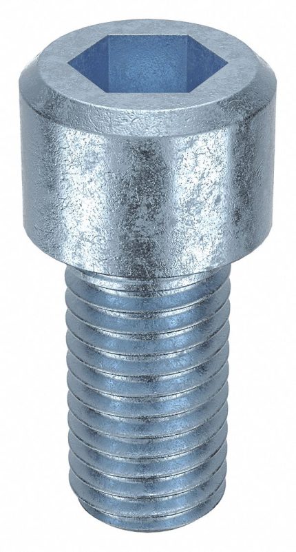Socket Head Cap Screw: 5/8"-11 Thread Size, 1 1/4 in Lg, Std, Zinc Plated, Steel, 10 PK