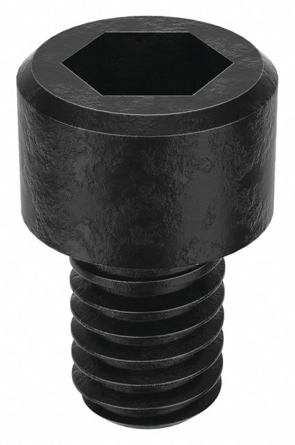 Socket Head Cap Screw: #2-64 Thread Size, 1/8 in Lg, Std, Black Oxide, Steel, 5/64 in Drive, 100 PK