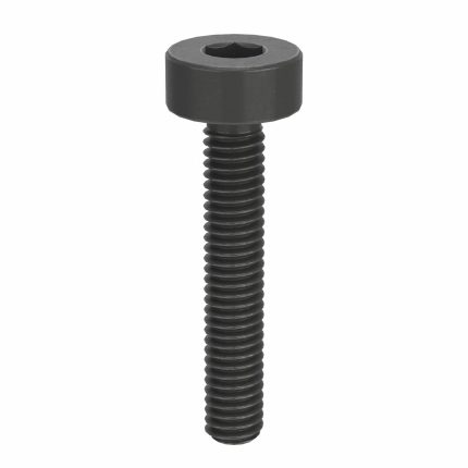 Socket Head Cap Screw: #2-64 Thread Size, 1/2 in Lg, Std, Black Oxide, Steel, 5/64 in Drive, 100 PK