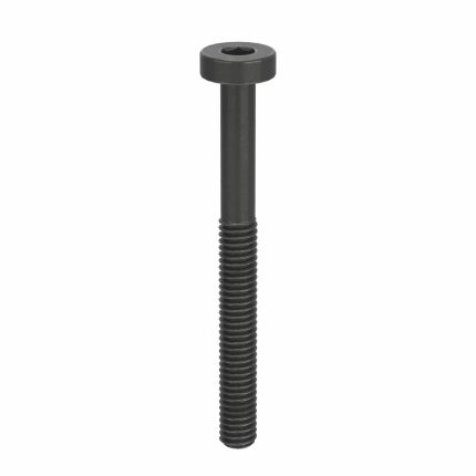 Socket Head Cap Screw: #3-56 Thread Size, 1 in Lg, Std, Black Oxide, Steel, 0.099 in Head Ht, 100 PK