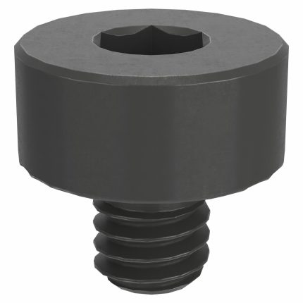 Socket Head Cap Screw: #4-48 Thread Size, 1/8 in Lg, Std, Black Oxide, Steel, 3/32 in Drive, 100 PK