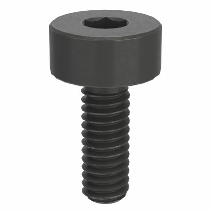 Socket Head Cap Screw: #4-48 Thread Size, 5/16 in Lg, Std, Black Oxide, Steel, 3/32 in Drive, 100 PK