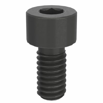 Socket Head Cap Screw: #5-44 Thread Size, 1/4 in Lg, Std, Black Oxide, Steel, 3/32 in Drive, 100 PK