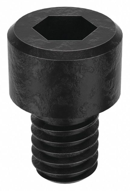 Socket Head Cap Screw: #6-40 Thread Size, 3/16 in Lg, Std, Black Oxide, Steel, 7/64 in Drive, 100 PK