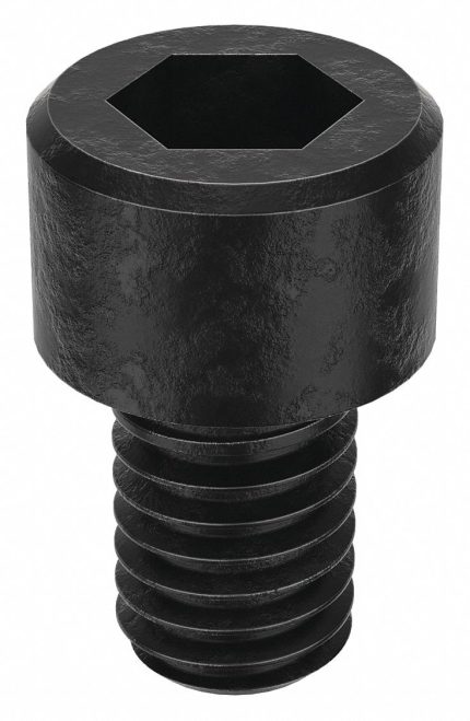 Socket Head Cap Screw: #8-36 Thread Size, 1/4 in Lg, Std, Black Oxide, Steel, 9/64 in Drive, 100 PK