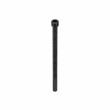 Socket Head Cap Screw: 1/4"-28 Thread Size, 4 1/2 in Lg, Std, Black Oxide, Steel, 25 PK
