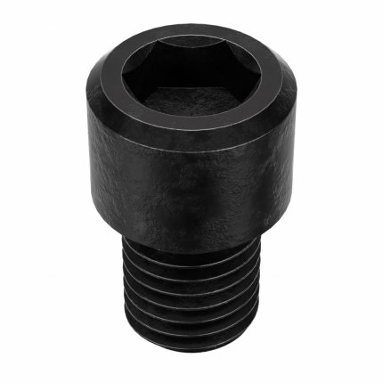 Socket Head Cap Screw: 5/16"-24 Thread Size, 3/8 in Lg, Std, Black Oxide, Steel, 100 PK