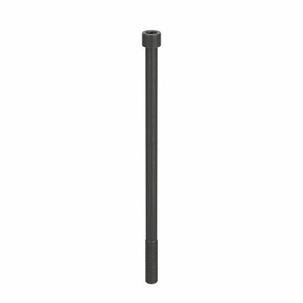 Socket Head Cap Screw: 5/16"-24 Thread Size, 6 in Lg, Std, Black Oxide, Steel, 1/4 in Drive, 10 PK