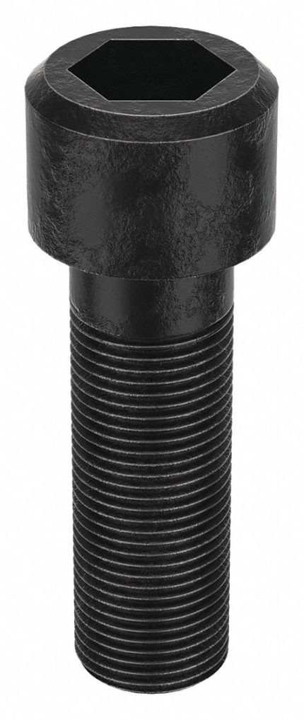 Socket Head Cap Screw: 7/8"-14 Thread Size, 2 3/4 in Lg, Std, Black Oxide, Steel, 3/4 in Drive, 5 PK