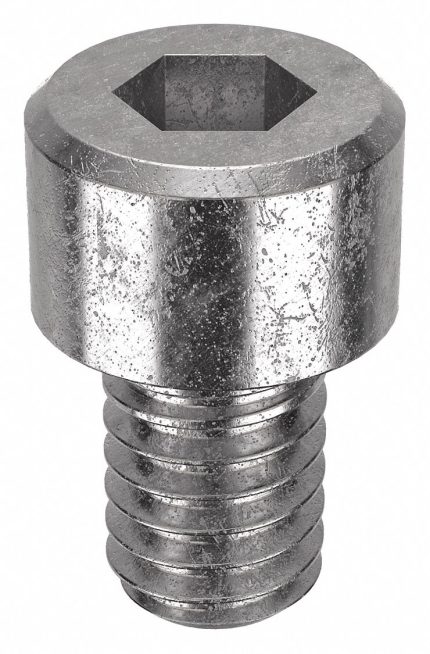 Socket Head Cap Screw: #5-44 Thread Size, 3/16 in Lg, Std, Plain, Stainless Steel, 18-8, 100 PK