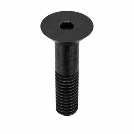 Socket Flat Head Screw: 5/16"-18 Thread Size, 1 1/4 in Lg, Flat, Black Oxide, Steel, 50 PK