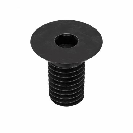 Socket Flat Head Screw: 1/2"-13 Thread Size, 3/4 in Lg, Flat, Black Oxide, Steel, 10 PK