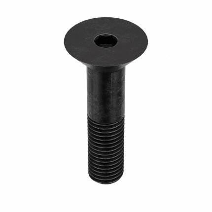 Socket Flat Head Screw: 5/16"-24 Thread Size, 1 1/4 in Lg, Flat, Black Oxide, Steel, 50 PK
