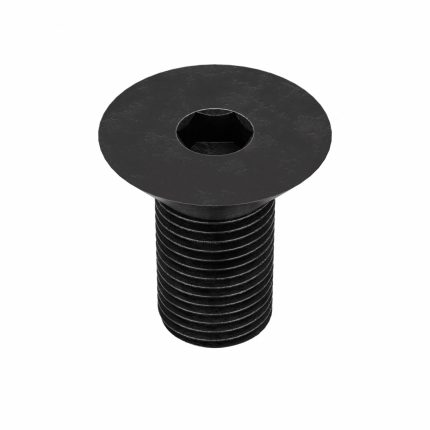 Socket Flat Head Screw: 1/2"-20 Thread Size, 3/4 in Lg, Flat, Black Oxide, Steel, 10 PK