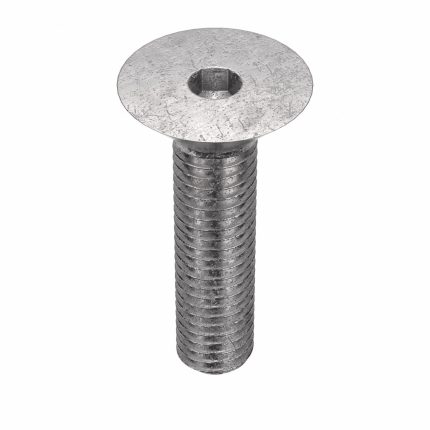 Socket Flat Head Screw: M8-1.25 Thread Size, 30 mm Lg, Flat, Plain, Stainless Steel, 18-8, 50 PK