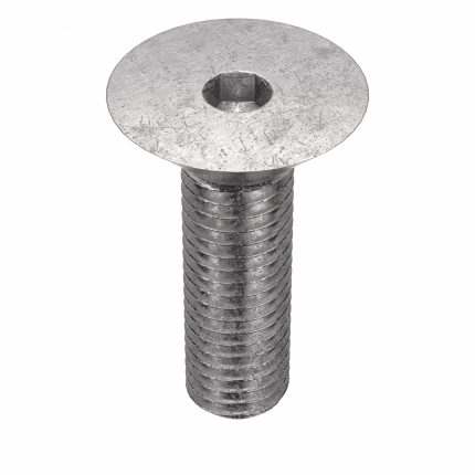 Socket Flat Head Screw: M10-1.5 Thread Size, 30 mm Lg, Flat, Plain, Stainless Steel, 316, 50 PK