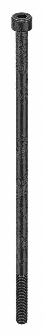 Socket Head Cap Screw: M5-0.8 Thread Size, 140 mm Lg, Std, Black Oxide, Steel, Class 12.9, 25 PK