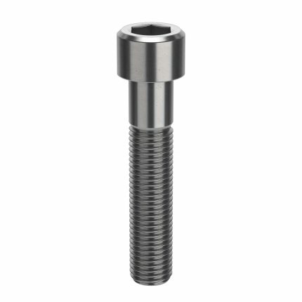 Socket Head Cap Screw: M20-2.5 Thread Size, 100 mm Lg, Std, Plain, Stainless Steel, 316, 5 PK