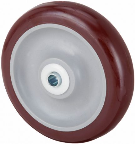 APPROVED VENDOR Caster Wheel: 5 in Wheel Dia., 1 1/2 in Wheel Wd, Polyurethane, 450 lb Load Rating