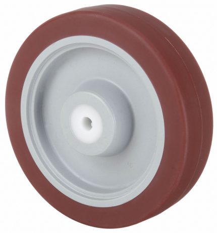 APPROVED VENDOR Caster Wheel: 5 in Wheel Dia., 1 1/4 in Wheel Wd, Polyurethane, 280 lb Load Rating