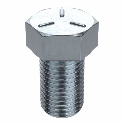 Hex Head Cap Screw: Steel, Grade 5, Zinc Plated, 1 1/4"-7, Coarse, 2 in lg, Globally Sourced, Inch