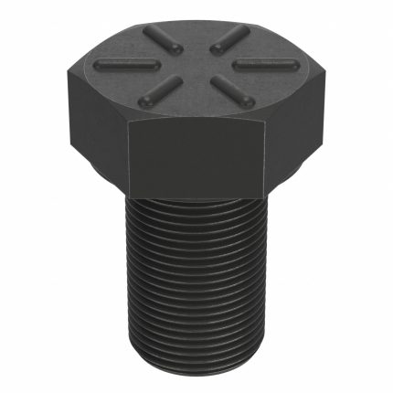 Hex Head Cap Screw: Steel, Grade 8, Black Oxide, 1 1/4"-12, Fine, 2 in lg, Globally Sourced, Inch