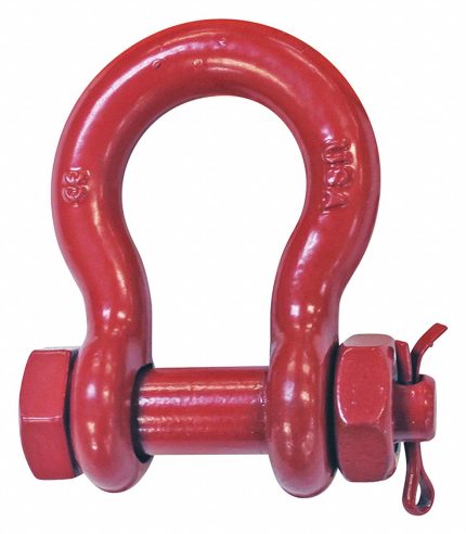 CROSBY Anchor Shackle: Anchor Shackle, 110,000 lb Working Load Limit, 7 1/4 in Compatible Sling Wd