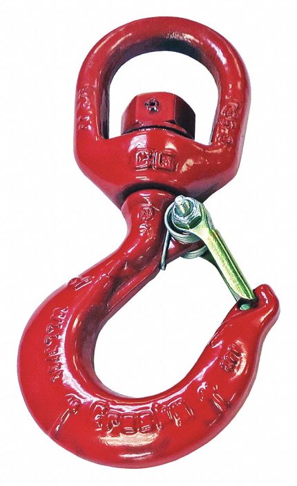 CROSBY Slip Hook: 4,000 lb Working Load Limit, 100 Hook Grade, Carbon Steel, 5/8 in Material Thick