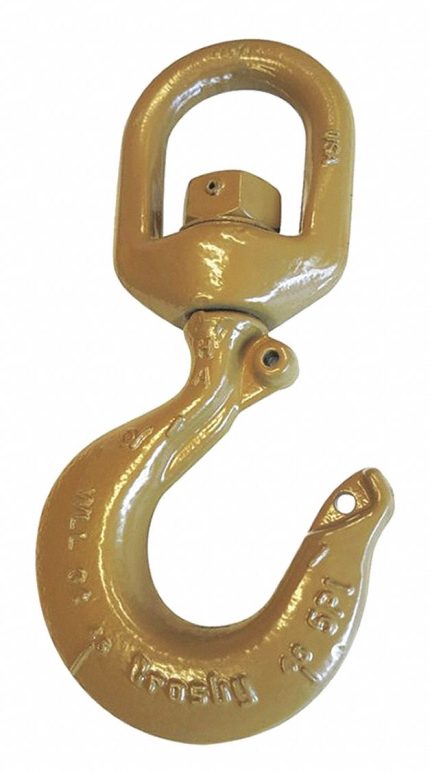 CROSBY Slip Hook: 44,000 lb Working Load Limit, 100 Hook Grade, Alloy Steel, 1 1/2 in Material Thick