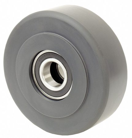 APPROVED VENDOR Caster Wheel: 5 in Wheel Dia., 2 in Wheel Wd, Nylon, 2,000 lb Load Rating, Std