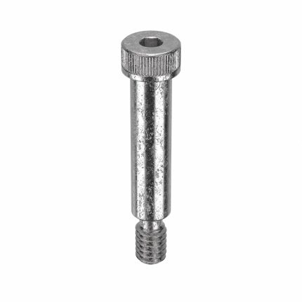 Shoulder Screw: Std Shoulder Screw, 1/4"-20 Thr Size, 7/16 in Thr Lg, 1 1/4 in Shoulder Lg, 4 PK