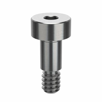 Shoulder Screw: Std Shoulder Screw, #6-32 Thr Size, 3/16 in Thr Lg, 1/4 in Shoulder Lg, Std, 4 PK