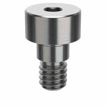 Shoulder Screw: Std Shoulder Screw, #8-32 Thr Size, 3/16 in Thr Lg, 1/8 in Shoulder Lg, Std, 4 PK