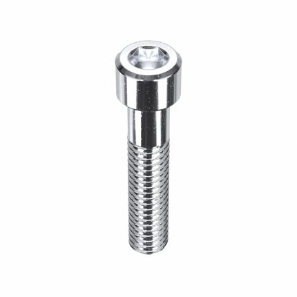 Socket Head Cap Screw: 5/16"-18 Thread Size, 1 1/2 in Lg, Std, Chrome Plated, Steel, 5 PK