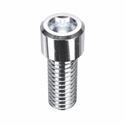 Socket Head Cap Screw: 5/16"-18 Thread Size, 3/4 in Lg, Std, Chrome Plated, Steel, 5 PK