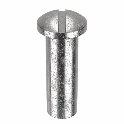 Barrel Bolt: #8-32 Thread Size, 3/4 in Brl Lg, 1/4 in Brl Dia, 18-8 Stainless Steel, Plain, 5 PK