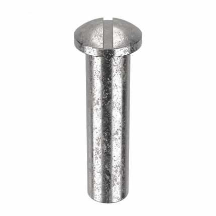 Barrel Bolt: #8-32 Thread Size, 1 in Brl Lg, 1/4 in Brl Dia, 18-8 Stainless Steel, Plain, 5 PK