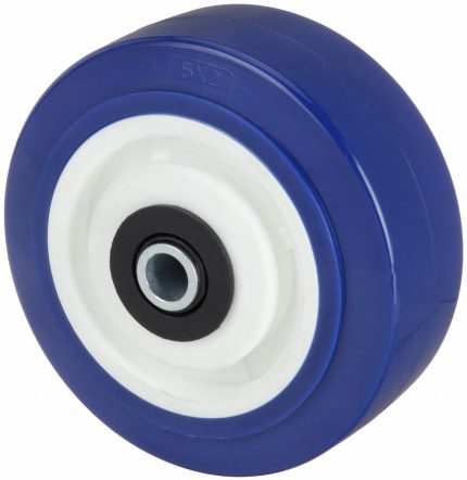 APPROVED VENDOR Caster Wheel: 5 in Wheel Dia., 2 in Wheel Wd, Polyurethane, 750 lb Load Rating, Std