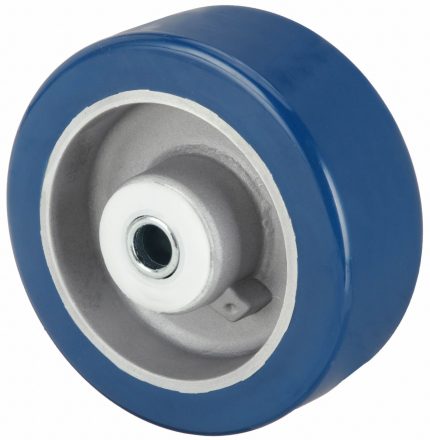 APPROVED VENDOR Caster Wheel: 5 in Wheel Dia., 2 in Wheel Wd, Polyurethane, 1,250 lb Load Rating