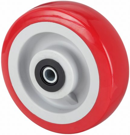 APPROVED VENDOR Caster Wheel: 4 in Wheel Dia., 2 in Wheel Wd, Polyurethane, 600 lb Load Rating, Std